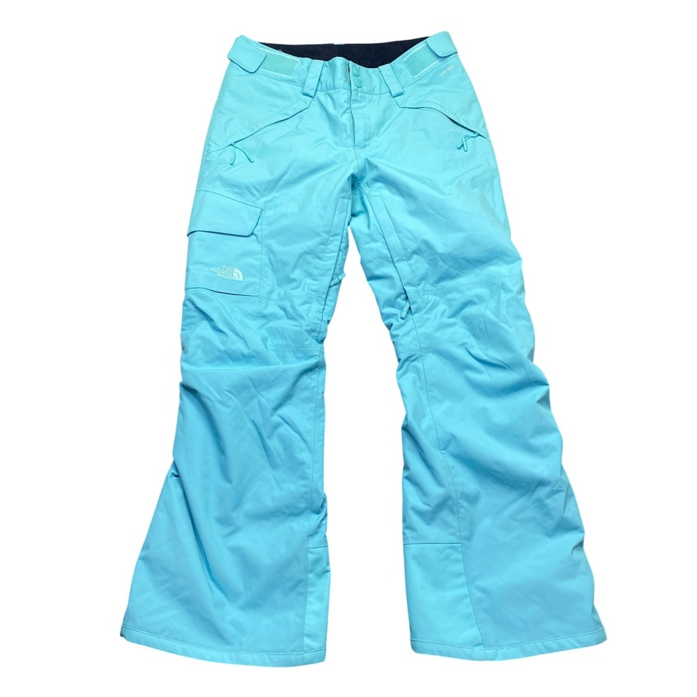 The North Face DryVent Insulated Snow Pants Womens Small Short Blue NF0A3LWB